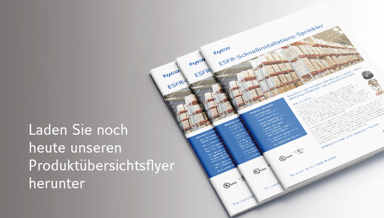 ESFR Rapid Install Sprinkler (RIS) Produktflyer 